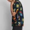 Hemd mit Reverskragen und Resort-Print Hemd mit Reverskragen und Resort-Print
