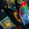Hemd mit Reverskragen und Resort-Print Hemd mit Reverskragen und Resort-Print