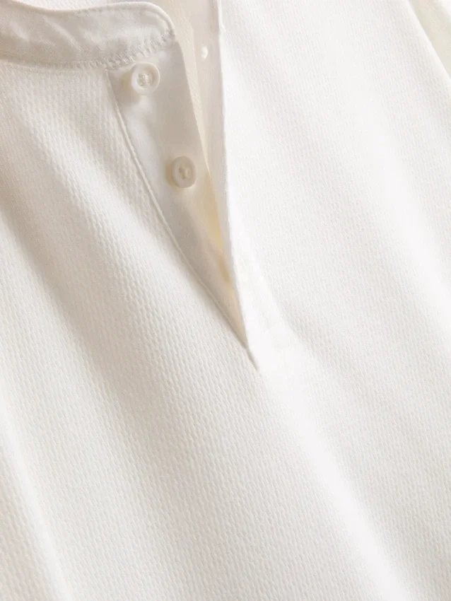 Henley-Hemd mit Struktur Henley-Hemd mit Struktur
