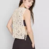 Häkel-Tanktop mit seitlichen Bändern Häkel-Tanktop mit seitlichen Bändern