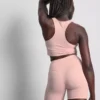 Hoch taillierte Active-Yoga-Shorts