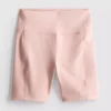 Hoch taillierte Active-Yoga-Shorts
