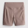 Hoch taillierte Active-Yoga-Shorts