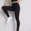 Hoch taillierte, glatte Active-Leggings mit Stützfunktion Hoch taillierte, glatte Active-Leggings mit Stützfunktion