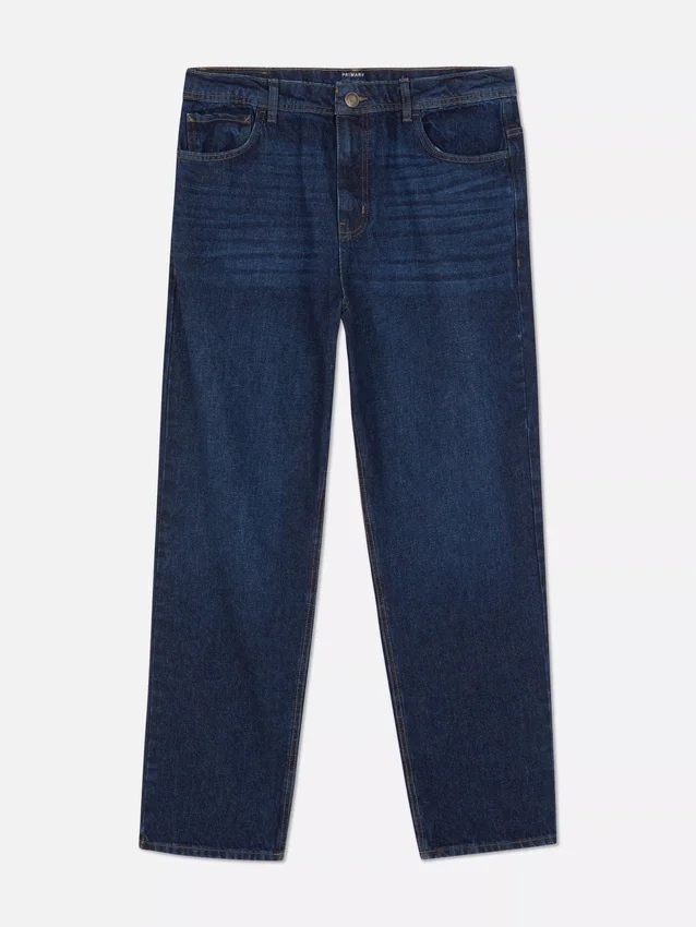 Hoch taillierte, locker sitzende Jeans Hoch taillierte, locker sitzende Jeans