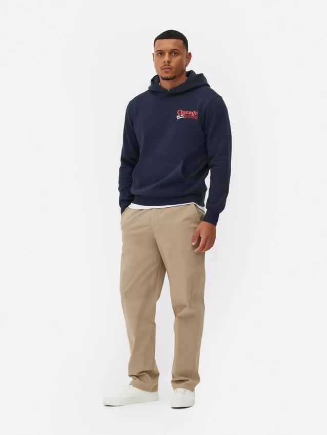 Hoodie mit „Chicago Deep Dish“-Motiv Hoodie mit „Chicago Deep Dish“-Motiv