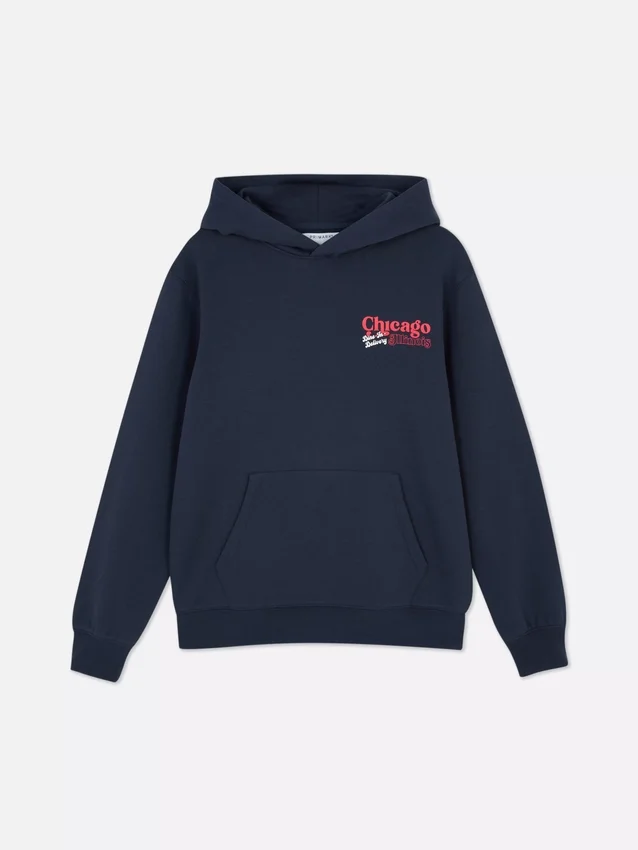 Hoodie mit „Chicago Deep Dish“-Motiv Hoodie mit „Chicago Deep Dish“-Motiv