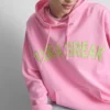Hoodie mit College-Print aus baumwollreicher Mischung Hoodie mit College-Print aus baumwollreicher Mischung