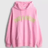 Hoodie mit College-Print aus baumwollreicher Mischung Hoodie mit College-Print aus baumwollreicher Mischung