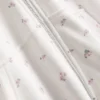 Hoodie mit durchgehendem Reißverschluss aus baumwollreichem Stoff mit Blumenmuster Hoodie mit durchgehendem Reißverschluss aus baumwollreichem Stoff mit Blumenmuster