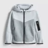 Hoodie mit kaschiertem Reißverschluss Hoodie mit kaschiertem Reißverschluss