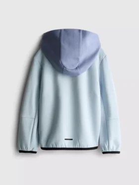 Hoodie mit kaschiertem Reißverschluss