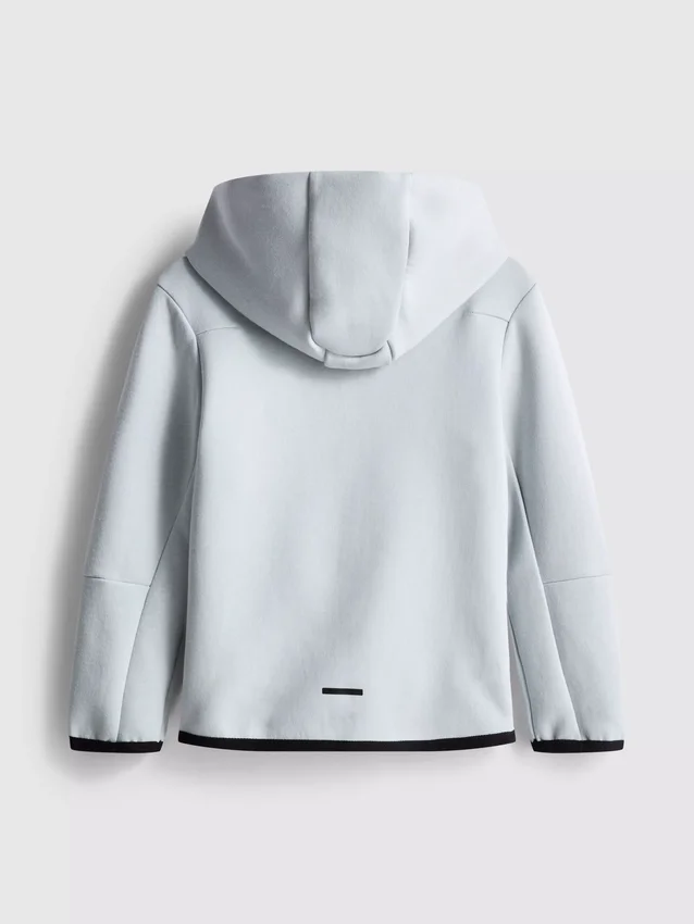 Hoodie mit kaschiertem Reißverschluss Hoodie mit kaschiertem Reißverschluss