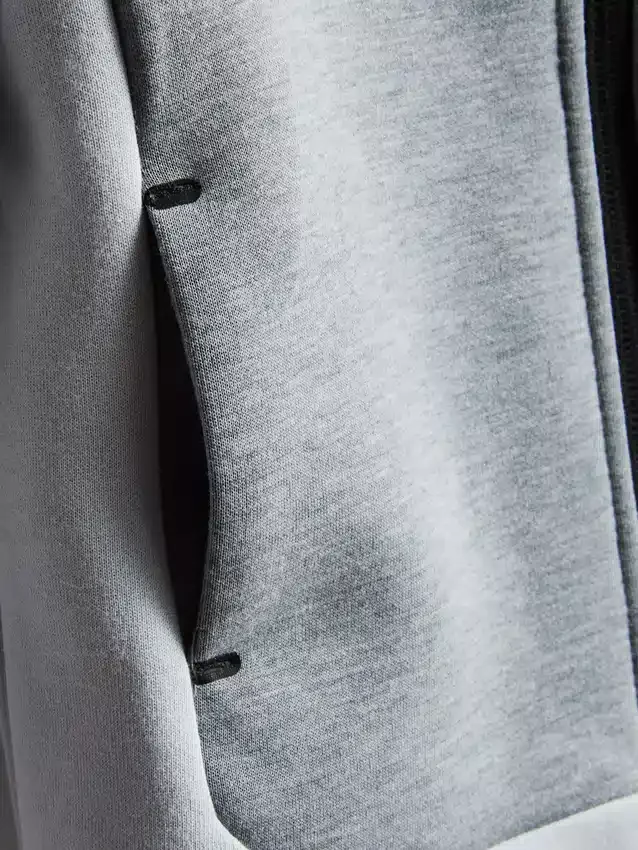 Hoodie mit kaschiertem Reißverschluss Hoodie mit kaschiertem Reißverschluss
