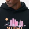 Hoodie mit Miami-Skyline Hoodie mit Miami-Skyline