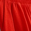 Hose mit elastischem Bund und weitem Bein Hose mit elastischem Bund und weitem Bein