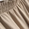 Hose mit elastischem Bund und weitem Bein Hose mit elastischem Bund und weitem Bein