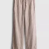 Hose mit Oxford-Streifen und Kordelzug Hose mit Oxford-Streifen und Kordelzug