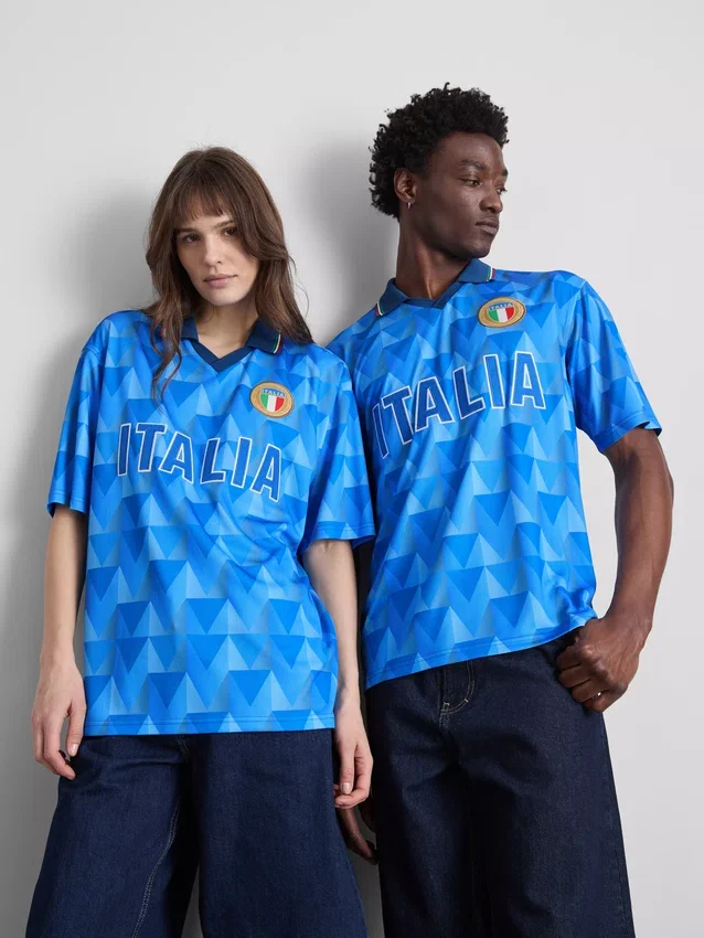 Italienisches Kurzarm-T-Shirt Italienisches Kurzarm-T-Shirt