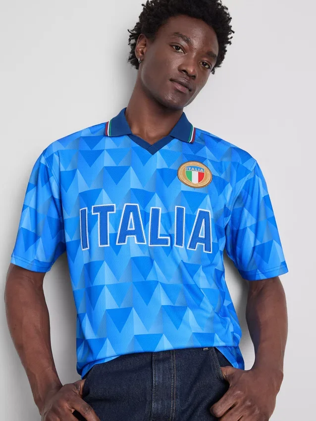 Italienisches Kurzarm-T-Shirt Italienisches Kurzarm-T-Shirt