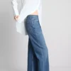 Jeans mit hoher Taille und geradem Bein Jeans mit hoher Taille und geradem Bein