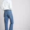 Jeans mit hoher Taille und geradem Bein Jeans mit hoher Taille und geradem Bein