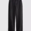 Jeans mit hoher Taille und geradem Bein Jeans mit hoher Taille und geradem Bein