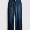Jeans mit hoher Taille und geradem Bein Jeans mit hoher Taille und geradem Bein