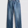 Jeans mit hoher Taille und geradem Bein Jeans mit hoher Taille und geradem Bein