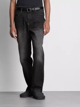 Jeans mit mittlerer Leibhöhe und geradem Bein