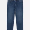 Jeans mit mittlerer Leibhöhe und geradem Bein Jeans mit mittlerer Leibhöhe und geradem Bein
