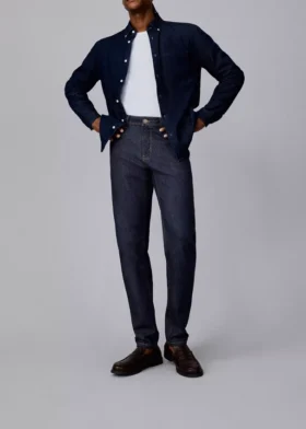 Jeans mit mittlerer Leibhöhe und schmaler Passform