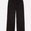 Jeans mit mittlerer Leibhöhe und weitem Bein