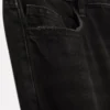 Jeans mit mittlerer Leibhöhe und weitem Bein