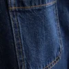 Jeans mit weitem Bein und Taschen vorne Jeans mit weitem Bein und Taschen vorne