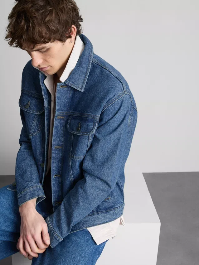 Jeans-Truckerjacke Jeans-Truckerjacke