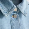 Jeansjacke aus Baumwolle mit aufgesetzten Taschen Jeansjacke aus Baumwolle mit aufgesetzten Taschen
