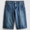 Jeansshorts aus Baumwoll-Denim Jeansshorts aus Baumwoll-Denim