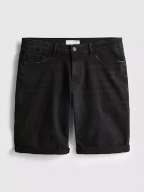 Jeansshorts in gerader Passform