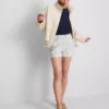 Jeansshorts mit mittlerer Leibhöhe und Umschlag Jeansshorts mit mittlerer Leibhöhe und Umschlag