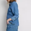 Jeansshorts mit mittlerer Leibhöhe und Umschlag Jeansshorts mit mittlerer Leibhöhe und Umschlag