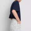 Jeansshorts mit mittlerer Leibhöhe und Umschlag Jeansshorts mit mittlerer Leibhöhe und Umschlag