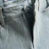 Jeansshorts mit mittlerer Leibhöhe und Umschlag Jeansshorts mit mittlerer Leibhöhe und Umschlag