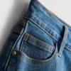 Jeansshorts mit mittlerer Leibhöhe und Umschlag Jeansshorts mit mittlerer Leibhöhe und Umschlag