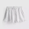 Jeansshorts mit Rüschen am Saum Jeansshorts mit Rüschen am Saum