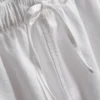 Jeansshorts mit Rüschen am Saum Jeansshorts mit Rüschen am Saum