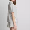 Jersey-Boyfriend-Schlafanzug mit kurzen Shorts