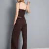 Jersey-Hose mit weitem Bein