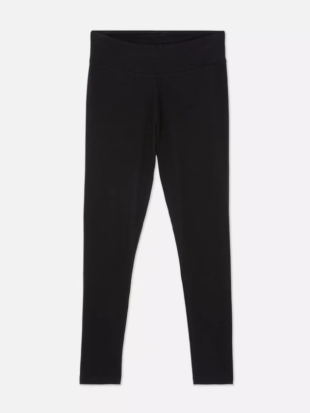 Jersey-Leggings mit hoher Taille Jersey-Leggings mit hoher Taille