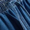 Jogginghose aus Baumwoll-Denim mit konischer Passform Jogginghose aus Baumwoll-Denim mit konischer Passform